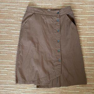 Brooklyn Industries Side Button Skirt Size Small